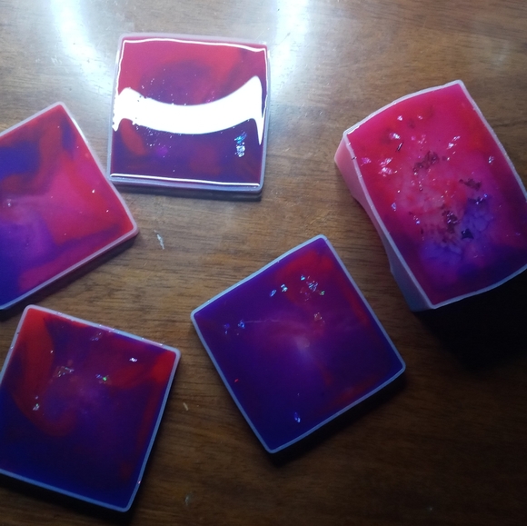 Square Coaster Set - Picture 7 of 7